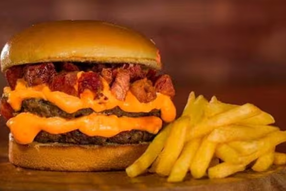 Americano Dupla Carne c/ Fritas